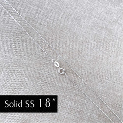 18" - 925 India Sterling Silver Chain - Super Fine - 18 Inch - Wholesale Chain - Spring Ring Clasp - .925 India Stamped - Cable Chain (ONLINE ORDER ONLY)