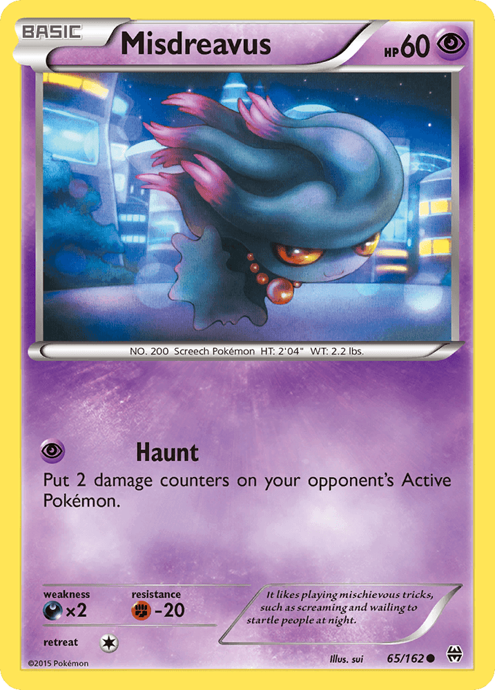 Misdreavus (65/162) [XY: BREAKthrough] (Online Only)
