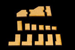Stairs - 3 Per Kit (MDF) - 15MMDF052 (Online Order Only)