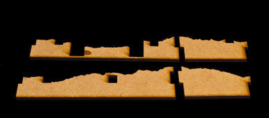 Ruined Afghan Style Hovel (MDF) - 15MMDF075 (Online Order Only)