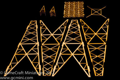 Power Transmission Tower, AKA Electricity Plyon (15mm & 20mm) (MDF) - 15MMDF123 (Online Order Only)
