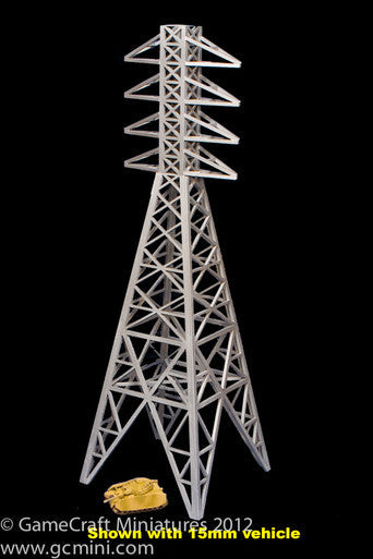 Power Transmission Tower, AKA Electricity Plyon (15mm & 20mm) (MDF) - 15MMDF123 (Online Order Only)