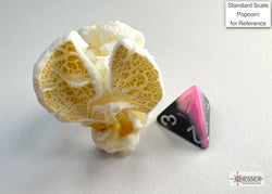 Gemini Black-Pink/white Mini-Polyhedral 7-Die Set (Mini Poly Release 3) (Online Only)