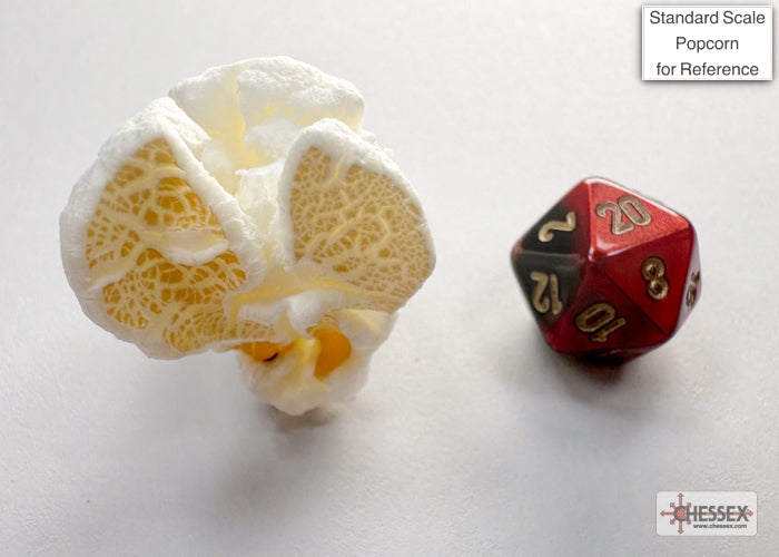 Gemini Black-Red/gold Mini-Polyhedral 7-Die Set (Mini Poly Release 3) (Online Only)