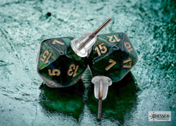 Stud Earrings Scarab® Jade Mini-Poly d20 Pair (Online Only)
