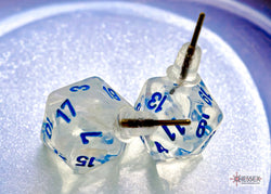 Stud Earrings Borealis® Icicle™ Mini-Poly d20 Pair (Online Only)