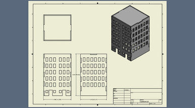 City Building (MDF) - 15MMDF257 (Online Order Only)