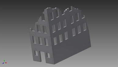 Ruined City Building (MDF) - 15MMDF251 (Online Order Only)