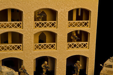 28mm Middle East 3 Story Building w/Removable Floors and Roof - 28MMDF152-1 (Online Order Only)