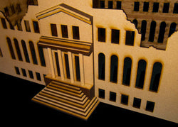 15mm WWII Government Building (MDF) - 15MMDF350-1 (Online Order Only)