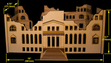 15mm WWII Government Building (MDF) - 15MMDF350-1 (Online Order Only)