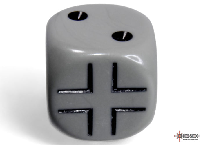WW2 dice German Opaque Dark Grey/black 16mm d6 Dice Block (12 dice) (Online Only)