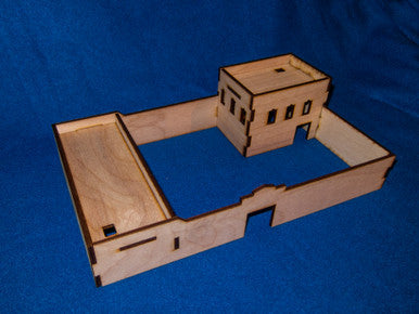 Walled Compound With Removable Roof (MDF) - 15MMDF038-R (Online Order Only)