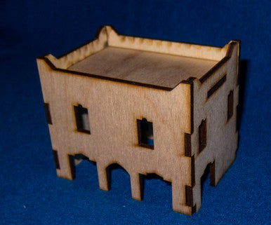 Middle East Two Story Building (MDF) - 15MMDF018 (Online Order Only)