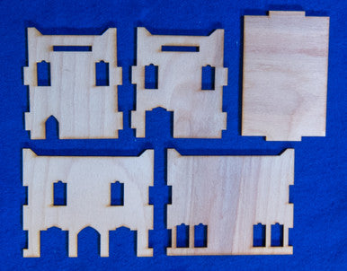 Middle East Two Story Building (MDF) - 15MMDF018 (Online Order Only)