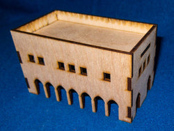 Middle East Two Story Building (MDF) - 15MMDF017 (Online Order Only)