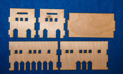 Middle East Two Story Building (MDF) - 15MMDF017 (Online Order Only)