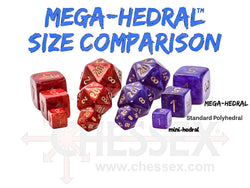 (Releases 8/28) 6-Pack of one of each of the new Mega-Hedral Dice Sets by Chessex (Online Only)