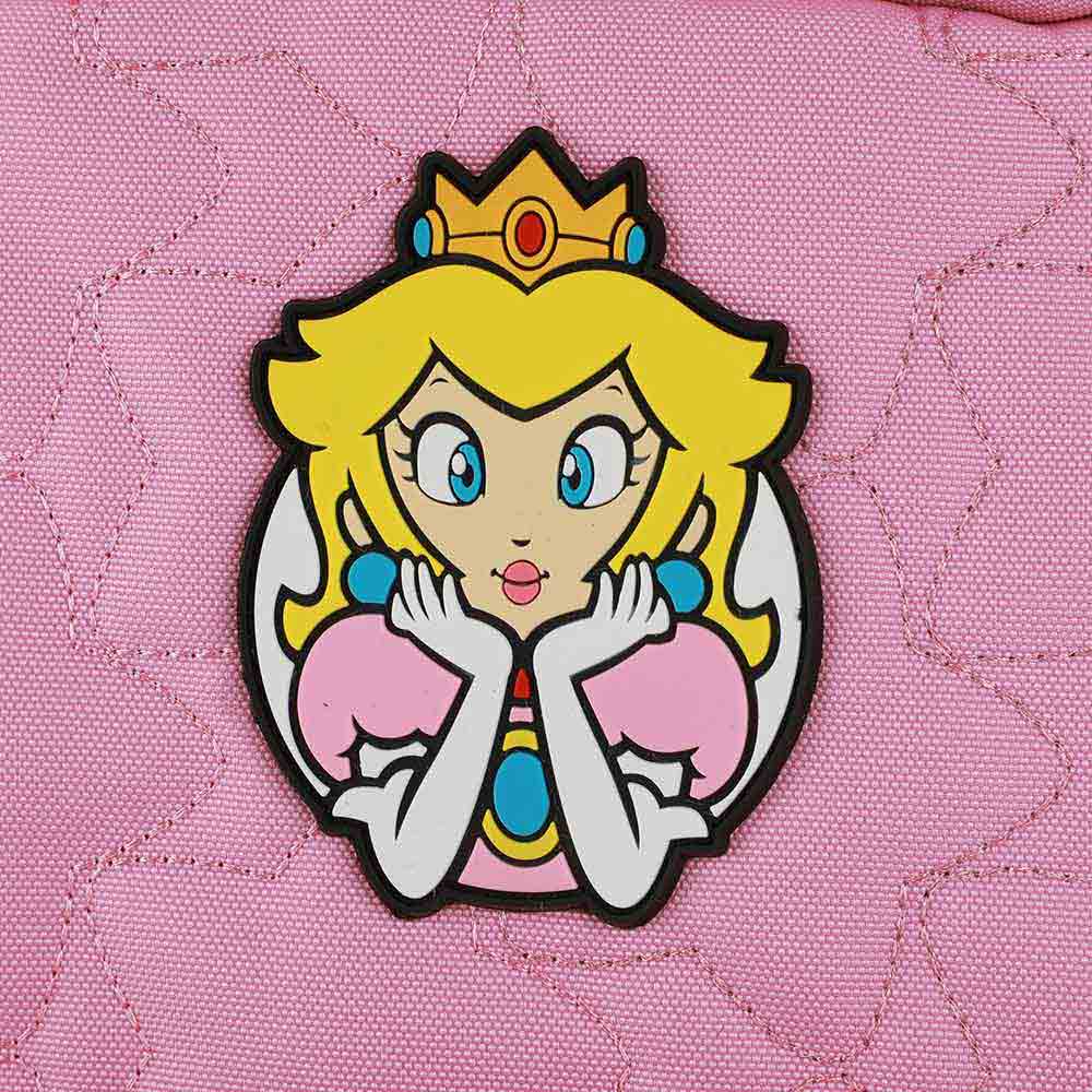 *Collective* Princess Peach Super Mario 17" Quilted Laptop Backpack (ONLINE ORDER ONLY)