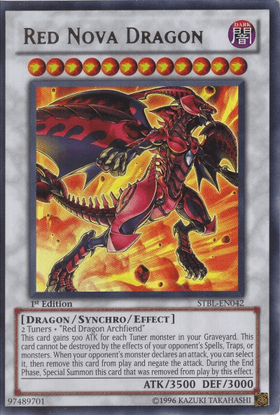 Red Nova Dragon [STBL-EN042] Ultra Rare (ONLINE ORDER ONLY)