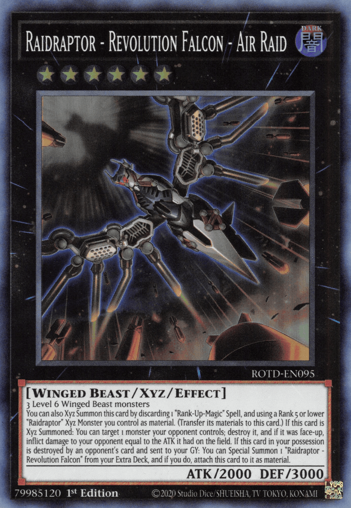 Raidraptor - Revolution Falcon - Air Raid [ROTD-EN095] Super Rare (ONLINE ORDER ONLY)