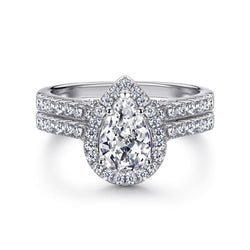 The Elizabeth - Silver Wedding Ring Set (ONLINE ORDER ONLY)
