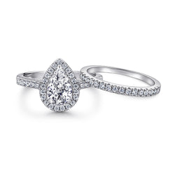 The Elizabeth - Silver Wedding Ring Set (ONLINE ORDER ONLY)