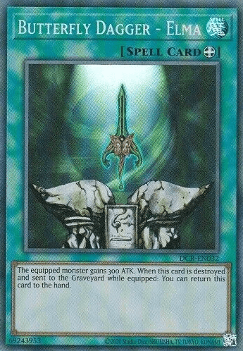 Butterfly Dagger - Elma (25th Anniversary) [DCR-EN032] Super Rare (ONLINE ORDER ONLY)