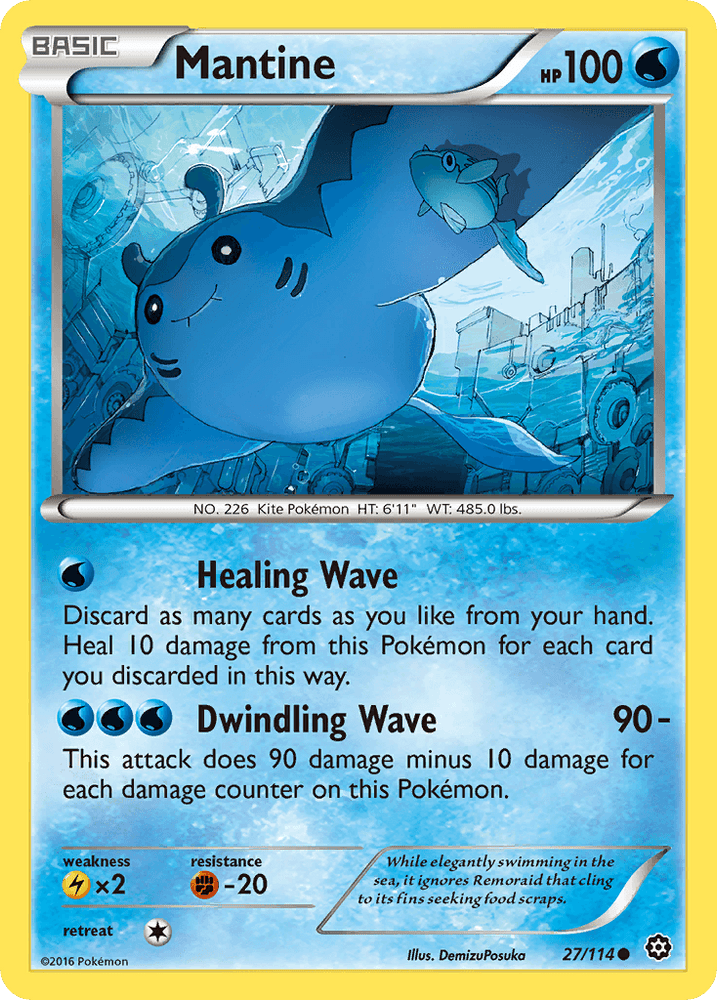 Mantine (27/114) [XY: Steam Siege] (Online Only)