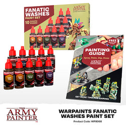 The Army Painter - Warpaint: Fanatic Washes Paint Set (10 washes) (Online Order Only)