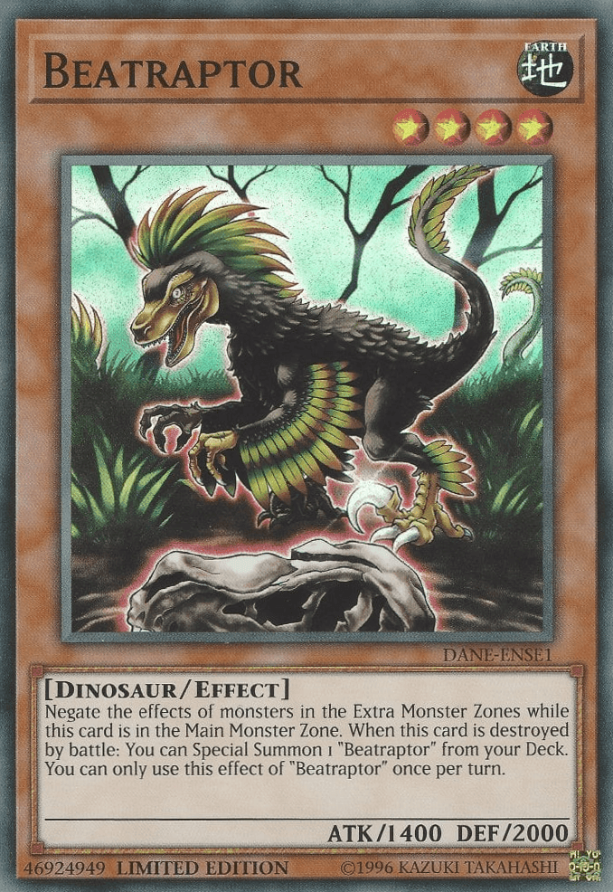 Beatraptor [DANE-ENSE1] Super Rare (ONLINE ORDER ONLY)