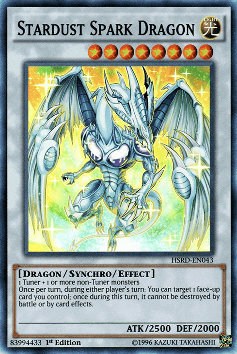 Stardust Spark Dragon [HSRD-EN043] Super Rare (ONLINE ORDER ONLY)