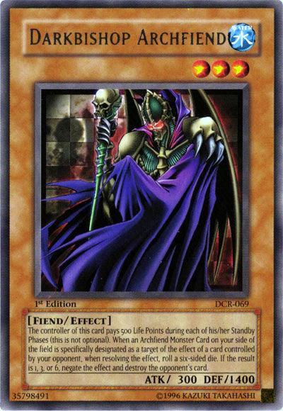 Darkbishop Archfiend [DCR-069] Rare (ONLINE ORDER ONLY)