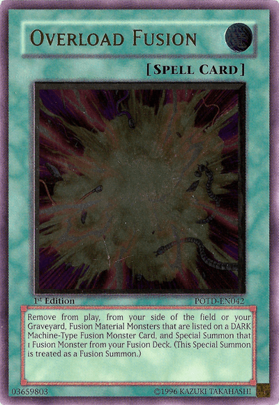 Overload Fusion [POTD-EN042] Ultimate Rare (ONLINE ORDER ONLY)