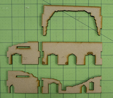 Middle East One Story Building (MDF) - 15MMDF015-D (Online Order Only)