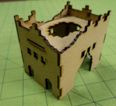 Middle East Two Story Building (MDF) - 15MMDF016-D (Online Order Only)