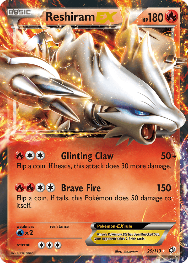 Reshiram EX (29/113) [Black & White: Legendary Treasures] (Online Only)
