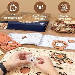 3D Wooden Art Zodiac Wall Clock Puzzle. (ONLINE ORDER ONLY)
