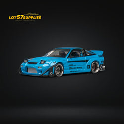 MicroTurbo Custom 180SX Pandem Rocket Bunny Baby Blue 1:64 MT6407C2 (ONLINE ORDER ONLY)
