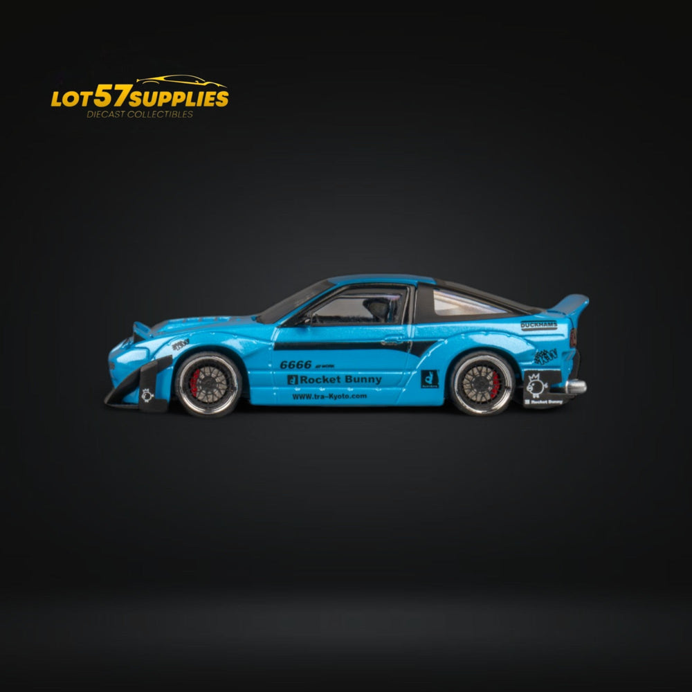 MicroTurbo Custom 180SX Pandem Rocket Bunny Baby Blue 1:64 MT6407C2 (ONLINE ORDER ONLY)
