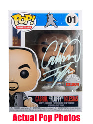 Gabriel Fluffy Iglesias (White Ink, Comedians) 01 - Fluffy Shop Exclusive  [light damage]   **Signed by Gabriel Iglesias** (Online Order Only)
