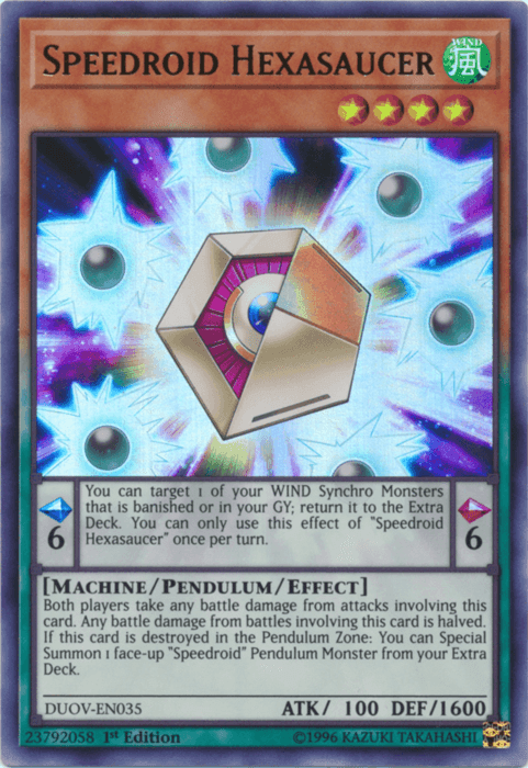 Speedroid Hexasaucer [DUOV-EN035] Ultra Rare (ONLINE ORDER ONLY)