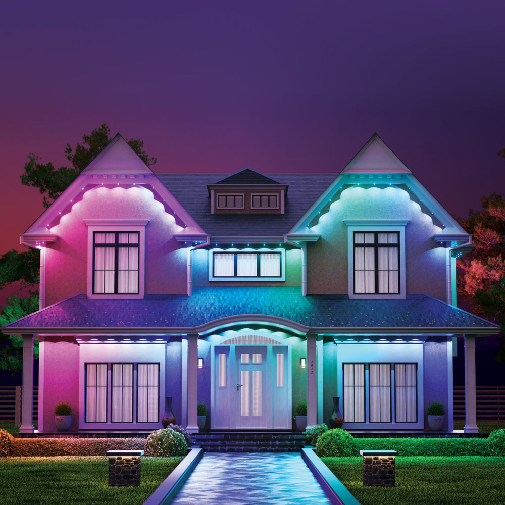 Matter Smart Multicolor Permanent Outdoor Lights Smarter Kit with Cable Covers 98ft (30m)