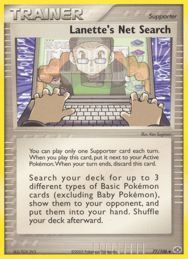 Lanette's Net Search (77/106) [EX: Emerald] (Online Only)