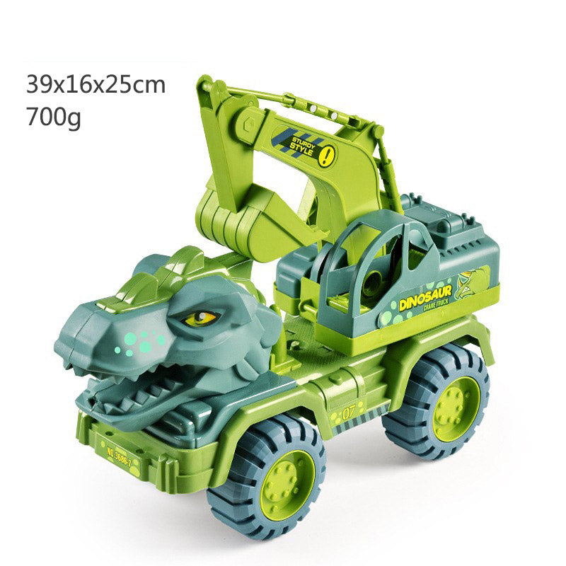 Dinosaur Transporter Children's Toy Set Tyrannosaurus Rex  Car Solid Dinosaur Fall Resistant (ONLINE ORDER ONLY)