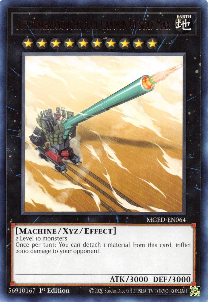 Superdreadnought Rail Cannon Gustav Max [MGED-EN064] Rare (ONLINE ORDER ONLY)