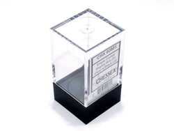 Empty Crystal Display Box (S) Clear w/Black Lid {1.75"x 1.25"x 1.25"} (44.5 mm x 31.75 mm x 31.75 mm) Used for Metallic 16mm d6 Pair (Online Only)