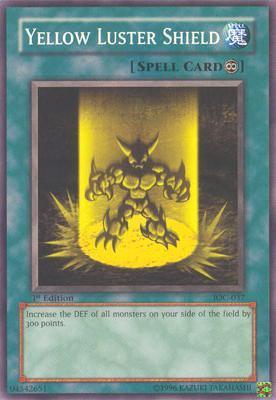 Yellow Luster Shield [IOC-037] Common (ONLINE ORDER ONLY)