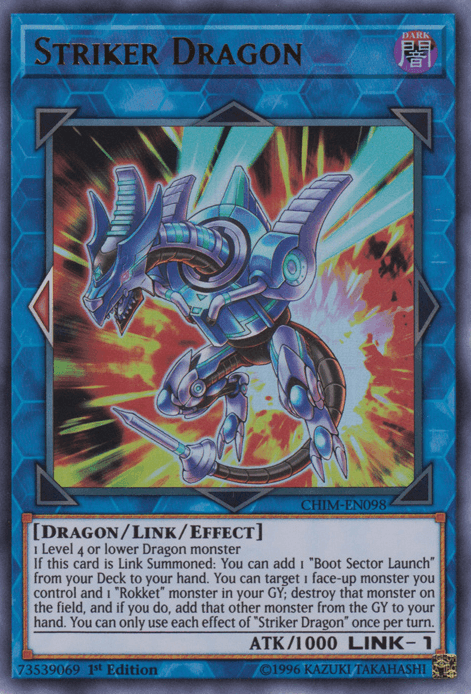 Striker Dragon [CHIM-EN098] Ultra Rare (ONLINE ORDER ONLY)