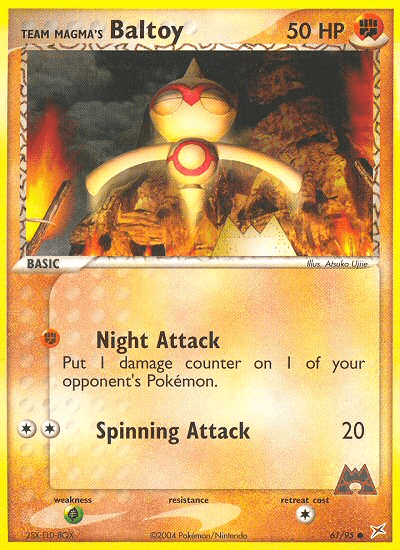 Team Magma's Baltoy (61/95) [EX: Team Magma vs Team Aqua] (Online Only)
